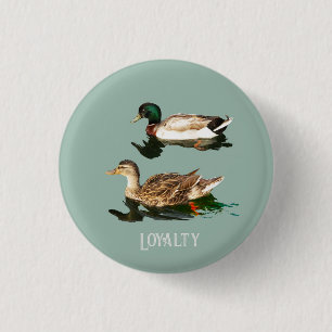 Badge Rond 2,50 Cm Canards colverts comestibles ronds de dégivrage
