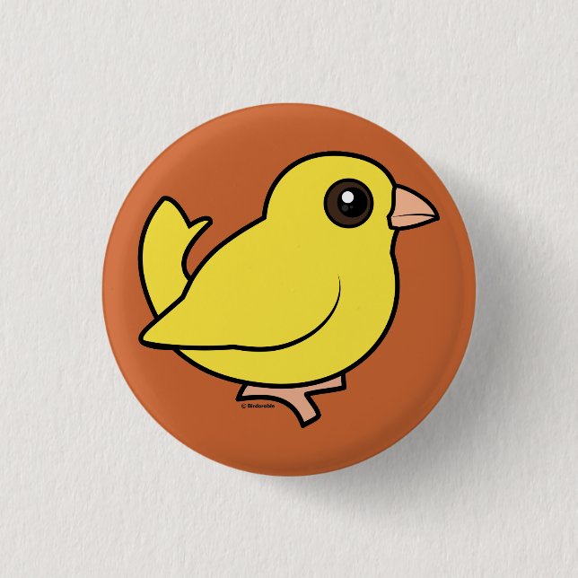 Badge Rond 2,50 Cm Canari (Devant)