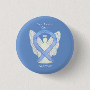 Badge Rond 2,50 Cm Cancer de l'intestin grêle Sensibilisation de l'an