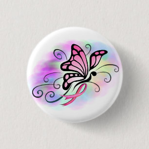 Badge Rond 2,50 Cm Cancer du sein