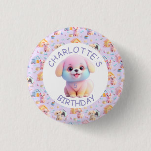 Badge Rond 2,50 Cm Canine 2