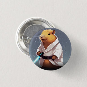Badge Rond 2,50 Cm Capybara J