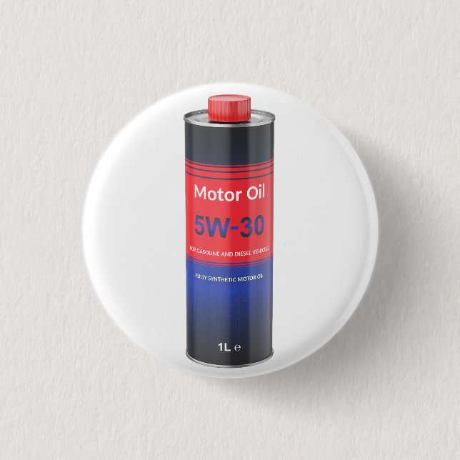 Badge Rond 2,50 Cm Car engine oil tin bottle (Devant)