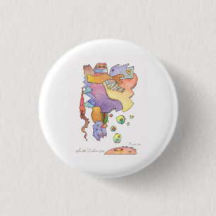 Badge Rond 2,50 Cm Carnaval dans le sud de la France