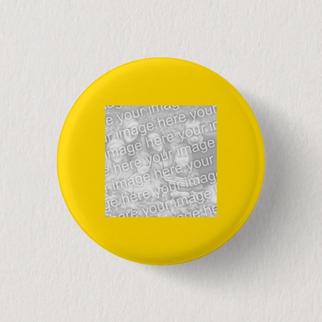 Badge Rond 2,50 Cm Carré Gold Frontière photo (Devant)