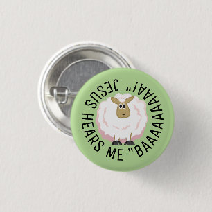 Badge Rond 2,50 Cm Cartographie ronde en mouton
