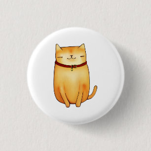 Badge Rond 2,50 Cm Cat