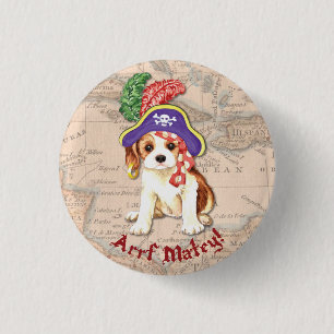 Badge Rond 2,50 Cm Cavalier Pirate