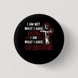 Badge Rond 2,50 Cm Célébrer la récupération T-shirt Christian Cross J