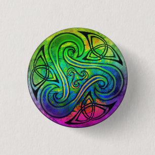 Badge Rond 2,50 Cm Celtic triskele