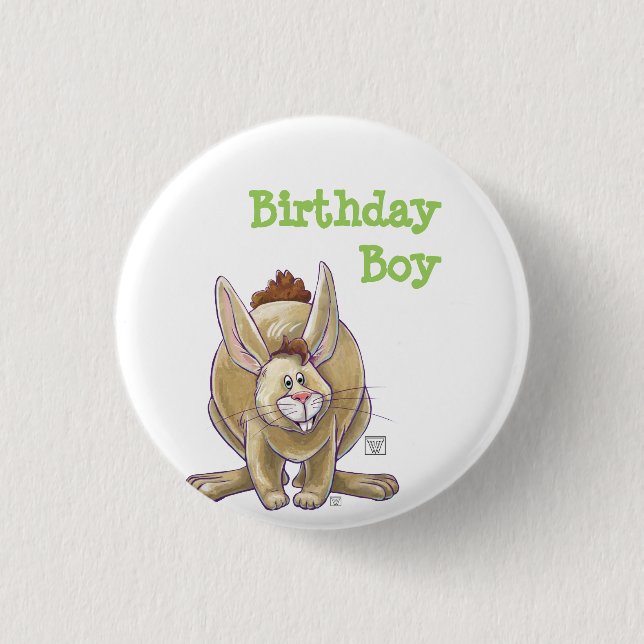 Badge Rond 2,50 Cm Centre de la fête du lapin (Devant)