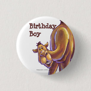 Badge Rond 2,50 Cm Centre de partie de chameau