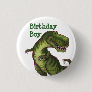 Badge Rond 2,50 Cm Centre du Parti Tyrannosaurus