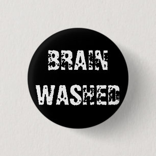 BADGE ROND 2,50 CM CERVEAU LAVÉ