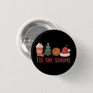 Badge Rond 2,50 Cm C'est la saison Cadeau de Noël pour amateur de bas