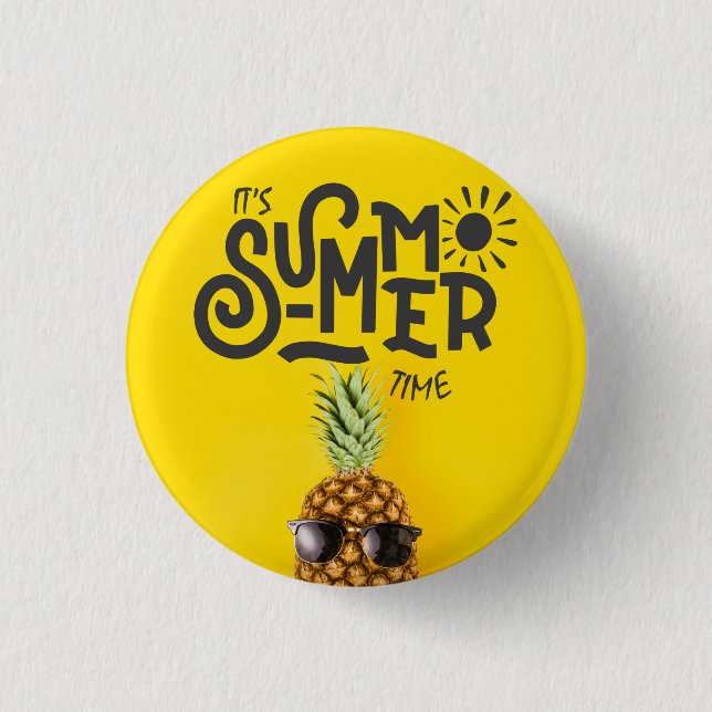 Badge Rond 2,50 Cm C'est l'été Hitch Cover (Devant)