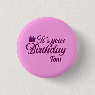 Badge Rond 2,50 Cm C'est votre anniversaire