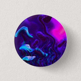 Badge Rond 2,50 Cm Champignon tordu