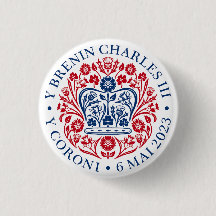 Charles III Coronation 3 Cm Insigne Rond