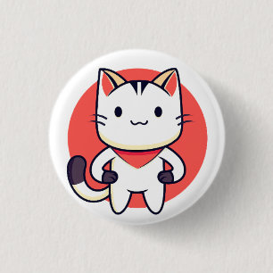 Badge Rond 2,50 Cm Chat, Animal de compagnie, Animal