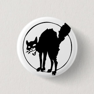 Badge Rond 2,50 Cm Chat d'anarchiste
