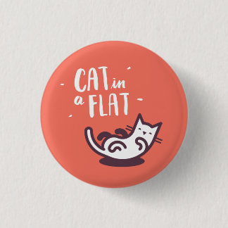 Badge Rond 2,50 Cm Chat dans un appartement
