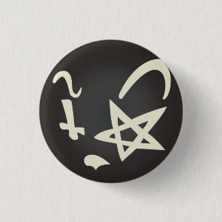 Badge Rond 2,50 Cm Chat intelligent