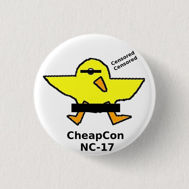 Badge Rond 2,50 Cm cheapcon 17 (Devant)