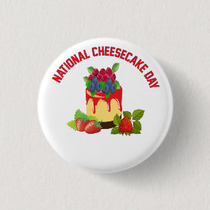 BADGE ROND 2,50 CM CHEESECAKE JOUR CLASSIQUE ROUND STICKER