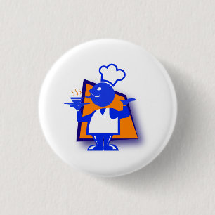 Badge Rond 2,50 Cm Chef