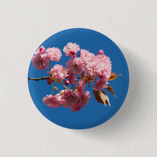 Badge Rond 2,50 Cm Cherry2 fleurissant japonais