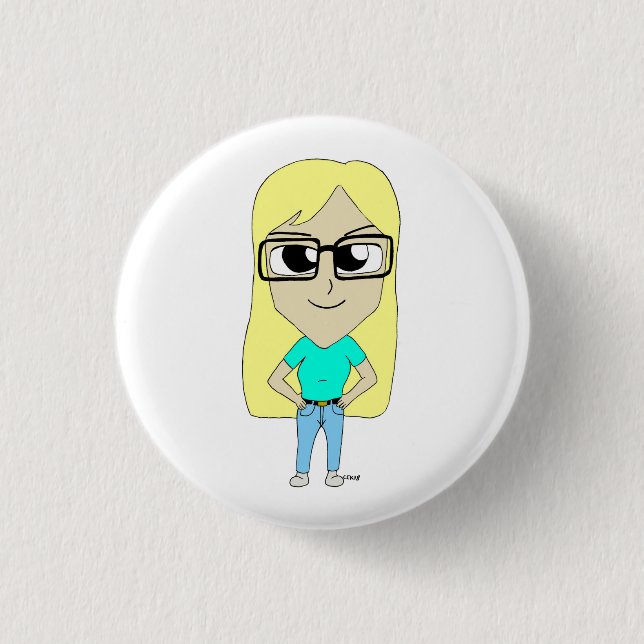 Badge Rond 2,50 Cm chibi (Devant)