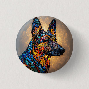 Badge Rond 2,50 Cm Chien de berger allemand