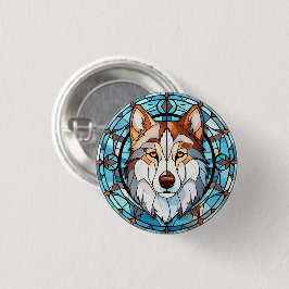 Badge Rond 2,50 Cm Chien sibérien Husky Sibérien
