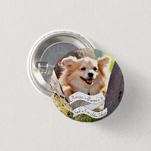 Badge Rond 2,50 Cm Chien souriant