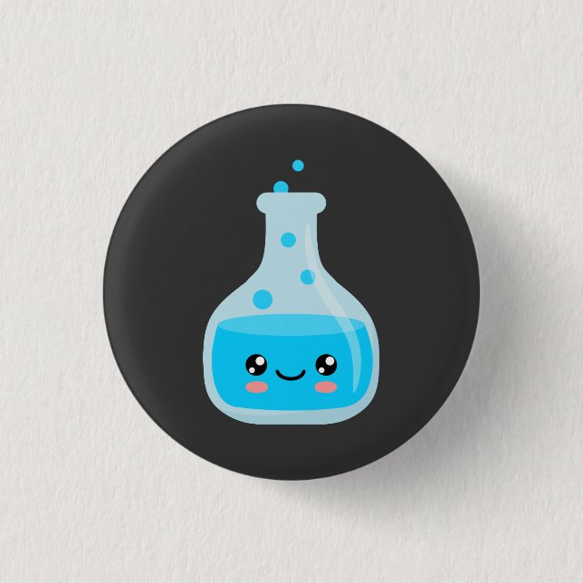 Badge Rond 2,50 Cm Chimie (Devant)