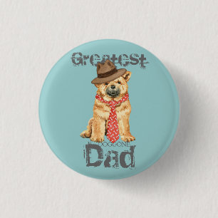 Badge Rond 2,50 Cm Chow Papa