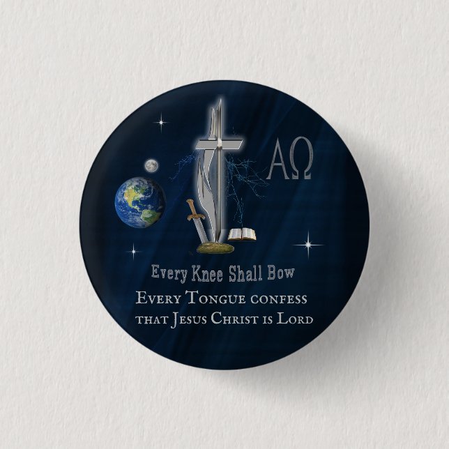 Badge Rond 2,50 Cm chrétien (Devant)