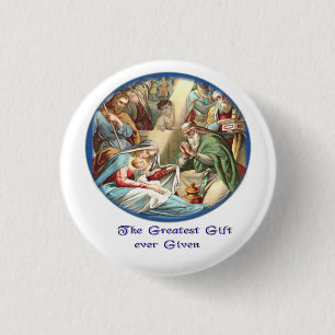 Badge Rond 2,50 Cm chrétien