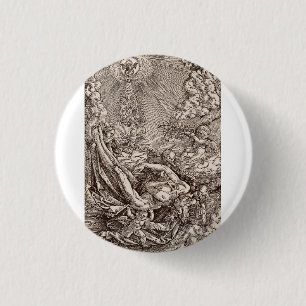 Badge Rond 2,50 Cm Christ né au ciel par les anges