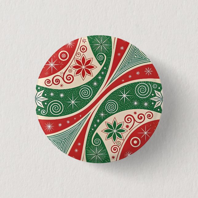 Badge Rond 2,50 Cm Christmas Vibes (Devant)