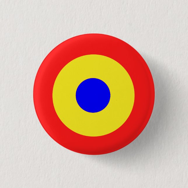 Badge Rond 2,50 Cm Cible de boudine (Devant)