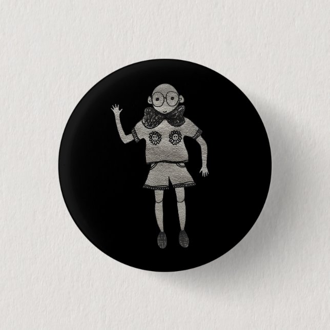 Badge Rond 2,50 Cm Cinq hauts pour tout le monde ! (Devant)