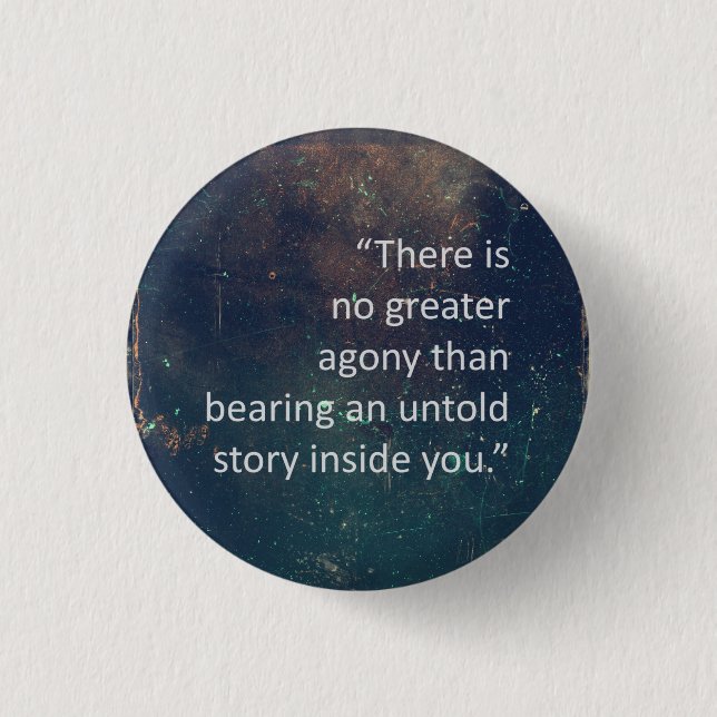 Badge Rond 2,50 Cm Citation d'écriture d'Angelou de Maya (Devant)