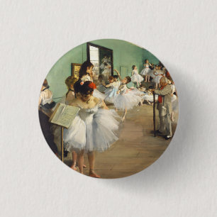 Badge Rond 2,50 Cm Classe de danse Edgar Degas