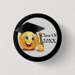Badge Rond 2,50 Cm Classe de fin d'études personnalisée