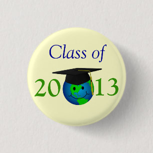 Badge Rond 2,50 Cm Classe de Pin 2013