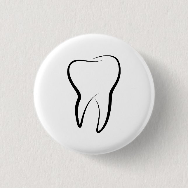 Badge Rond 2,50 Cm Clinique dentaire dentaire Graphique Médicale (Devant)