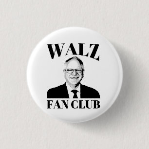 Badge Rond 2,50 Cm Club de fans Tim Walz