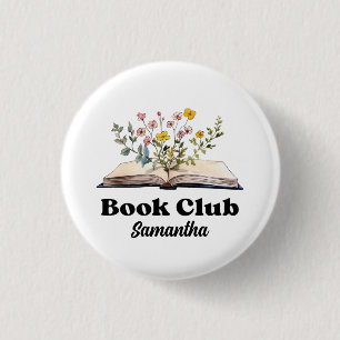 Badge Rond 2,50 Cm Club de lecture personnalisé